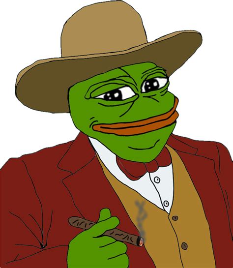Plantation Pepe Red Suit He Cute Know Your Meme