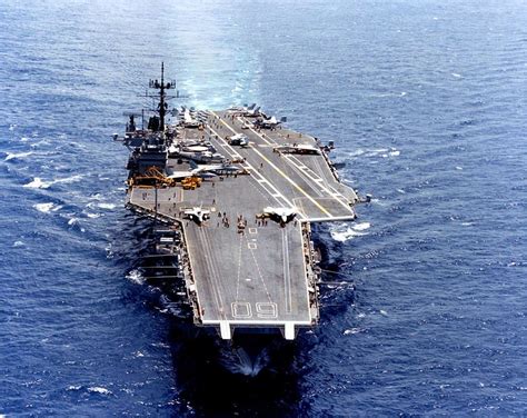 1965 Uss Saratoga Cv 60 Photograph By Historic Image Aircraft Carrier
