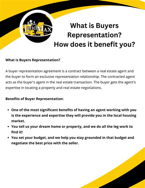 What Is Buyers Representation How Does It Benefit You Landmax