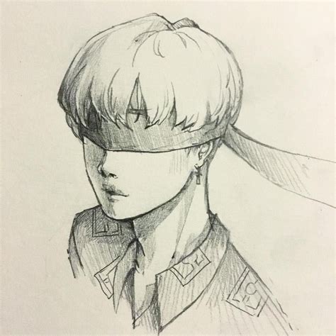 Bts Anime Drawing At Getdrawings Free Download