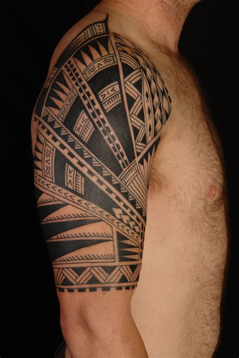 Maori Polynesian Tattoo Samoan Polynesian Half Sleeve Tattoo