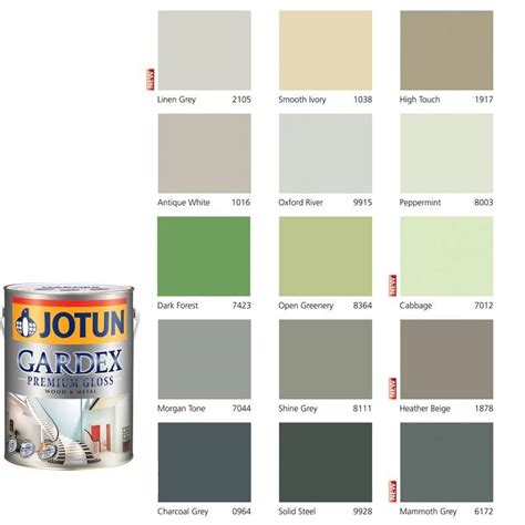 5l Jotun Gardex Premium Gloss Wood And Metal Color Option