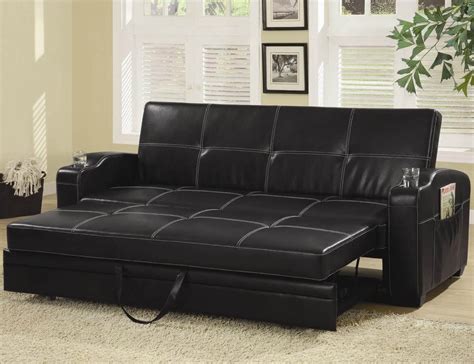 Looking Classy Elegant And Stylish With Leather Sofa Bed Theydesign