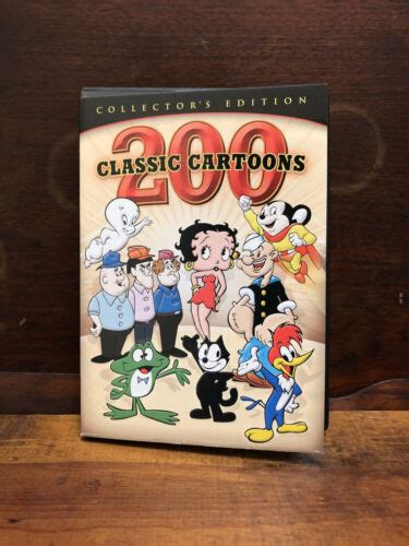 200 Classic Cartoons Collectors Edition 4 Disc Dvd Set 2009 Millcreek