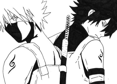 Kakashi And Sasuke Anbu By Cheesyporridge2121 On Deviantart