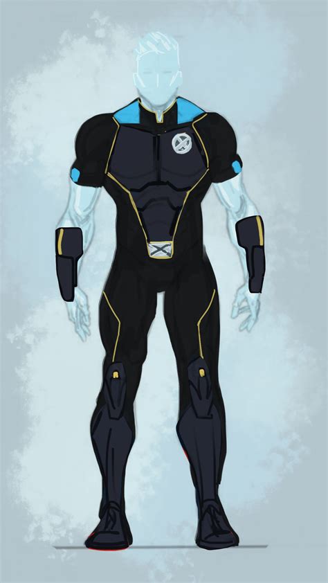 Iceman Redesign Marvel And Dc Characters Superhero Design Superhero Suits