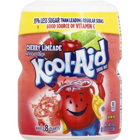 Kool Aid Cherry Limeade Drink Mix 19 Oz Instacart