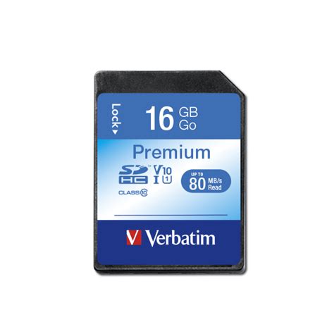 Verbatim Premium U1 Sdhc 16 Gb Hukommelseskort Verbatim Premium U1