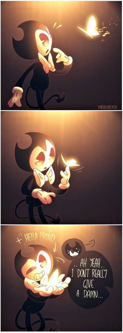 Lil Bendy And Butterfly By Vanxllavixen On Deviantart Bendy And The