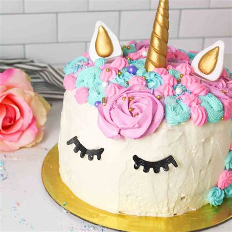 Pastel Rainbow Unicorn Cake Beeyondcereal