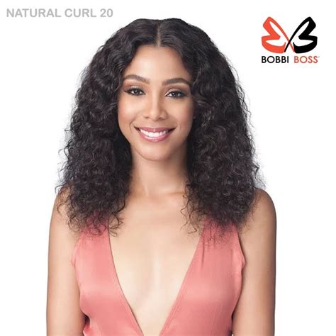 Bobbi Boss Unprocessed Virgin Remy Bundle Hair Full Lace Wig Natural Curl