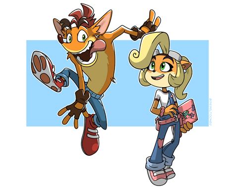 Crash And Coco By Dieseldane On Newgrounds