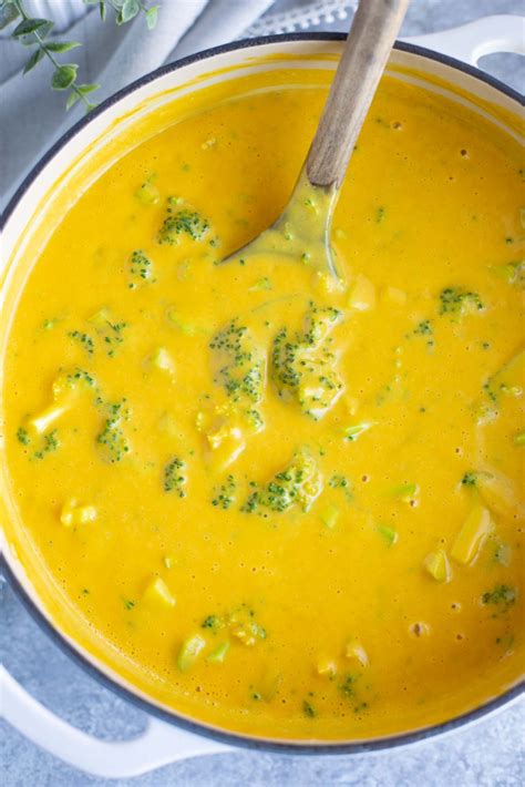 Vegan Broccoli Cheese Soup Recipe