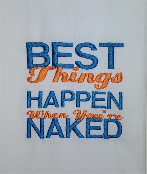 Best Things Happen When You Re Naked Etsy