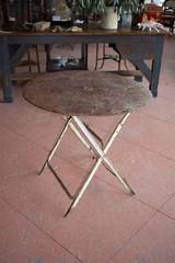 Images of Antique French Metal Garden Table