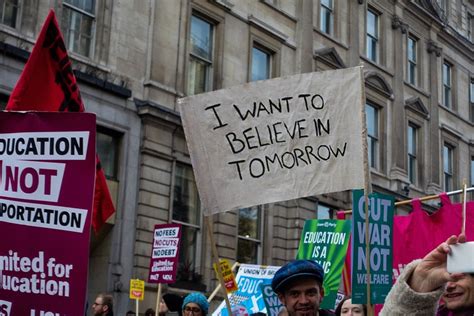 London Students Protest Education Cuts Dazed