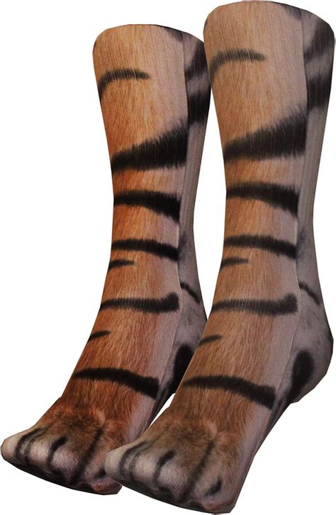 Animals Paw Fun Crew Socks Funny And Crazy For Novelty Animal Stuff Men
