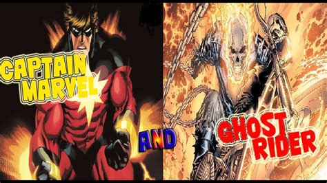Капитан Марвел и Призрачный Гонщик Captain Marvel And Ghost Rider