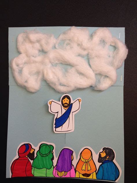 27 Jesus Ascended To Heaven Acts13 11 Ideas Sunday School Crafts