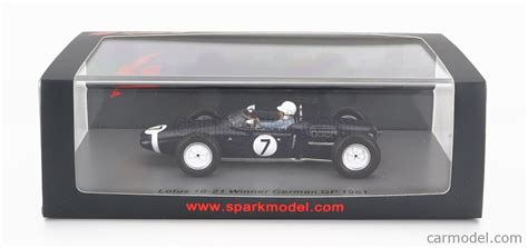 Spark Model S7447 Scale 143 Lotus F1 18 21 N 7 Winner German Gp 1961