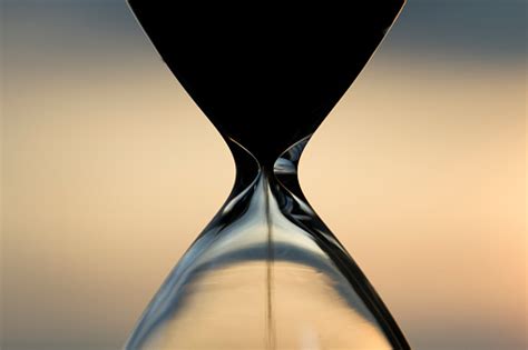 Hourglass Accumulation And Passage Of Time Stock Photo Download Image