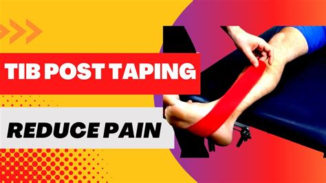 How To Tape The Tibialis Posterior For Pronation Control And Mtss Shin