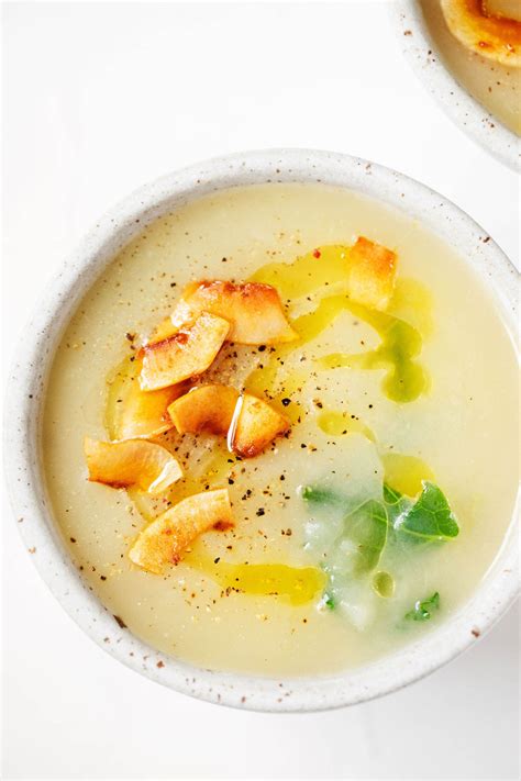 Creamy Vegan Potato Leek Soup The Full Helping