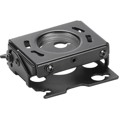 Ceiling projector mount can be positioned at 5 from ceiling (low profile) or between 15.8 & 22.7 from ceiling (using extendable telescopic pole); Chief Mini RPA Ceiling Projector Mount with SSB352 RSA352 B&H