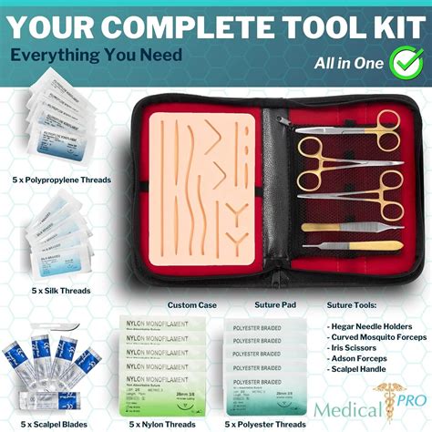 Medicalpro Suture Practice Kit For Medical Students The Perfect