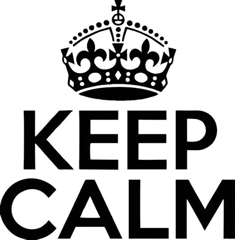 Keep Calm Png