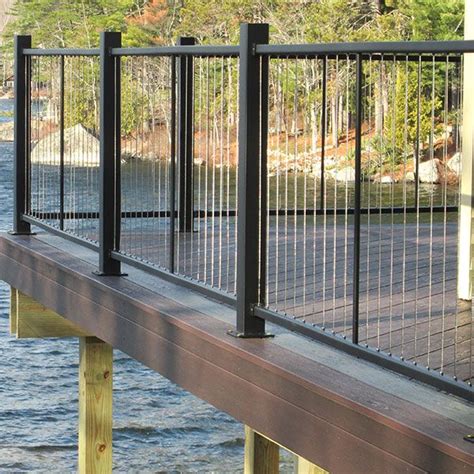 The Fortress Vertical Cable Railing System Is Easy To Assemble And