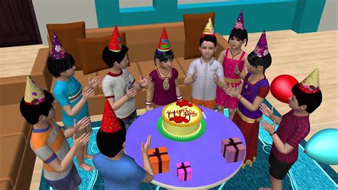 Happy Birthday Animation Video Song Happy Birthday Song Youtube