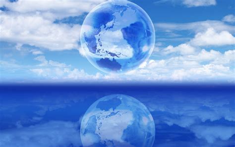 Photo Manipulation Of 02 Sky And Earth 153 Nature And City Wallpapers