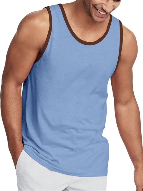 Herren Tops Essentials Herren Slim Fit Solid Tank Top Dskgroup Co Jp