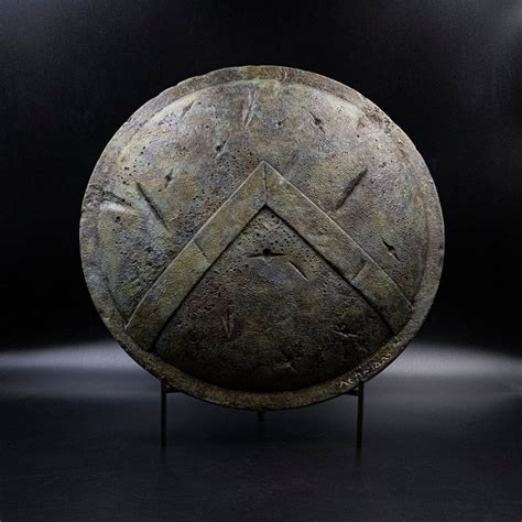 Ancient Greek Spartan Shield King Leonidas Shield With Greek Etsy