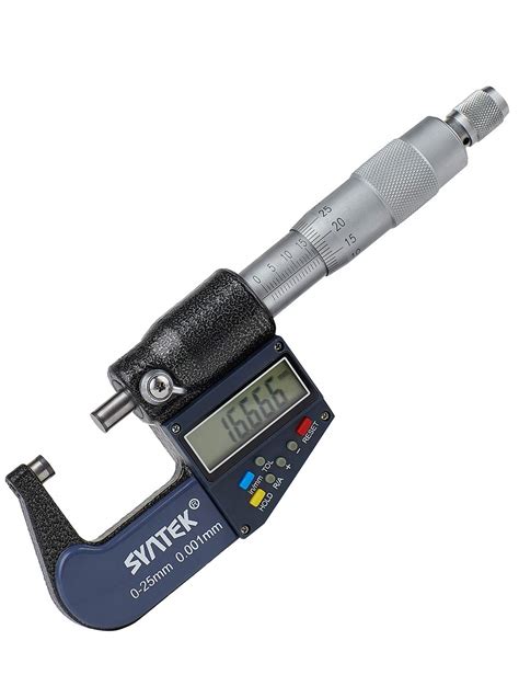Digital Micrometer With Lcd Display 0 25mm 0001mm Mechanical Scale