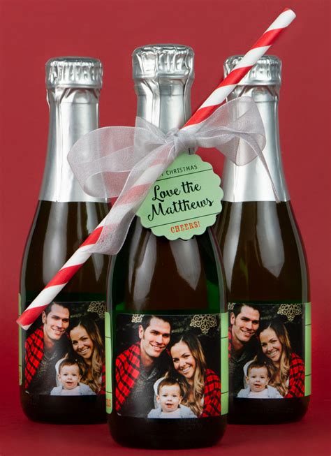 Check out our champagne gifts selection for the very best in unique or custom, handmade pieces from our labels shops. Mini Christmas Champagne DIY Gifts - Party Inspiration