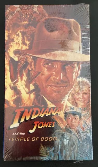 Indiana Jones And The Temple Of Doom Vhs Harrison Ford Movie Brand New