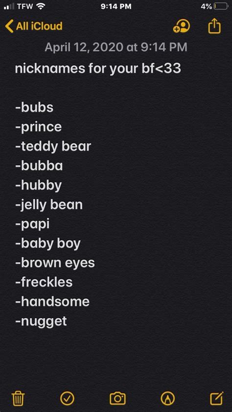 A nickname for your boyfriend is an excellent way to strengthen the bonds of love and intimacy between the two of you. #coupleromantic #nicknames in 2020 | Cute couple nicknames, Cute boyfriend nicknames, Cute names ...