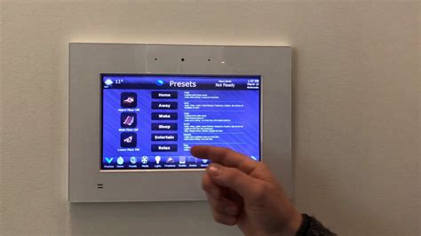 Rti Home Automation 10 Touchpanel Youtube