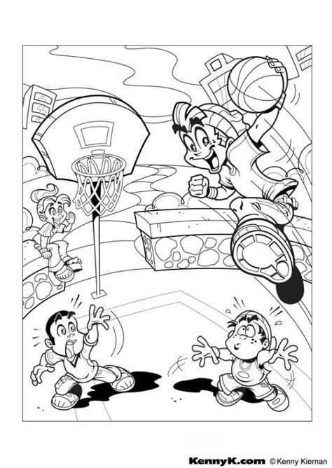 Coloriage basketball  Coloriages Gratuits à Imprimer  Dessin 12044
