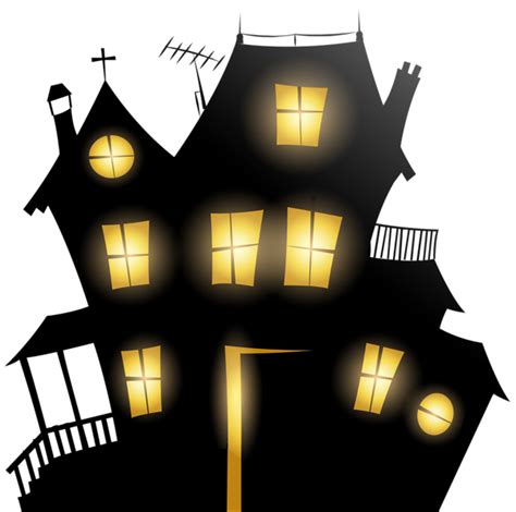 Halloween Haunted House Png 12