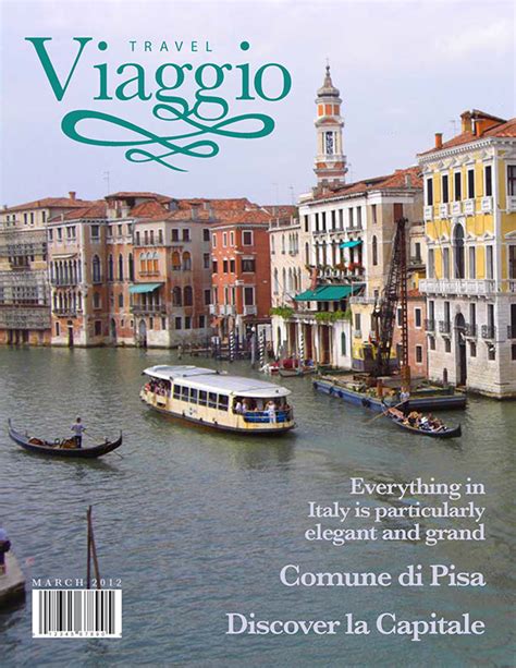 Viaggio Travel Italy Magazine On Scad Portfolios