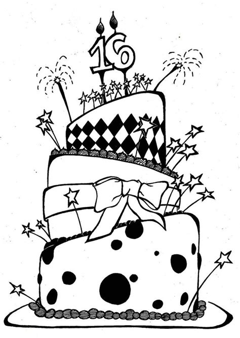 Learn how to draw birthday cake pictures using these outlines or print just for coloring. 17 best Cake Drawings images on Pinterest | Anniversary cakes, Birthday cake and Birthday cakes