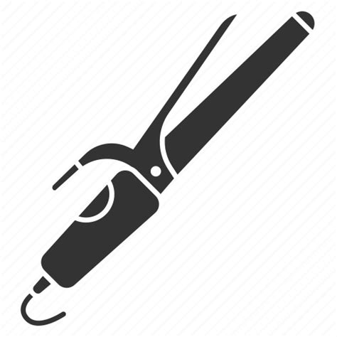Creating Curl Curling Hair Curler Heating Iron Tongs Icon
