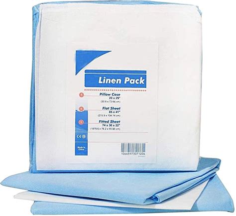 Linen Pack Pack Of Disposable Bed Linens For Hospitals Clinics