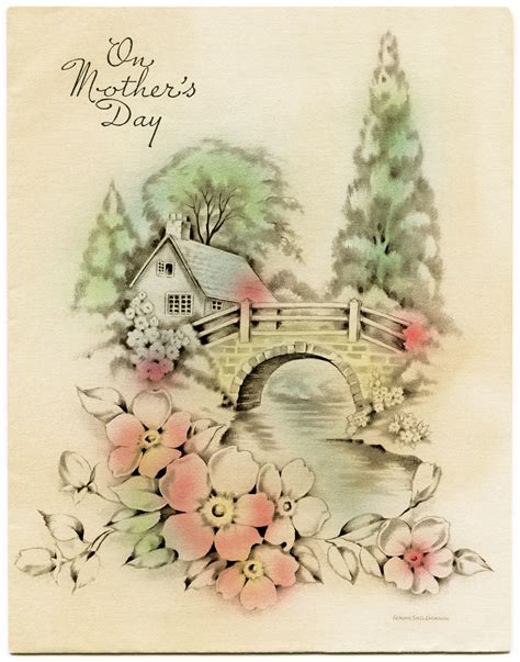 Worldwide, it is mostly celebrated in the months of march and may. Mother's Day | Free Vintage Illustrations