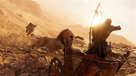 2560x1440 Lions Assassins Creed Origins 4k 1440p Resolution Hd 4k