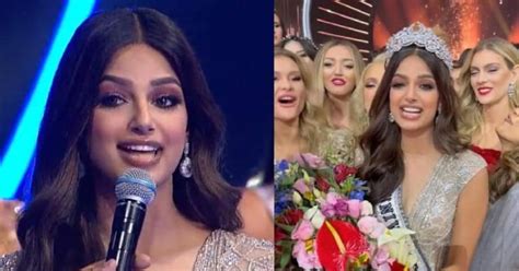 Harnaaz Sandhus This Answer Won Her Miss Universe 2021 Crown Read In Details