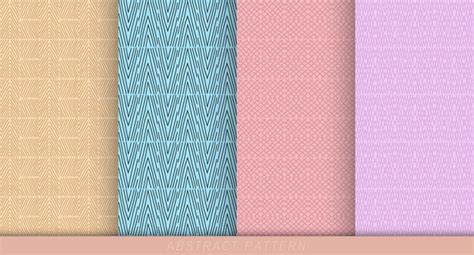 Premium Vector Collection Of Seamless Abstract Patterns In Pastel
